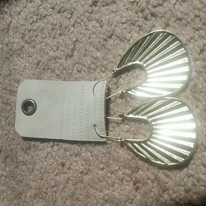 Anthropologie gold toned earrings